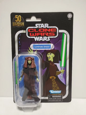 Star Wars Clone Wars LUMINARA UNDILI Vintage 3.75" VC215 Non Mint Cover