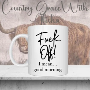Coffee Mug 11oz Good Morning Funny Ceramic Coffee Cup - Picture 1 of 1