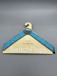 Lindsay Phillips Switch Flops Interchangeable Straps Size L Julie Anne NEW - Picture 1 of 3