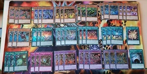 MAZZO CYBEROSCURO COMPLETO 40 CARTE CON EXTRA | ZANE CYBERDARK DRAGON DECK - Foto 1 di 2