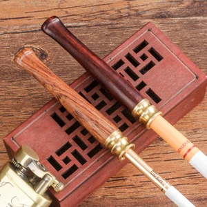 Massivholz dick und dünn Dual-Use Zigarettenetui tragbar Zigarettenetui - Bild 1 von 8