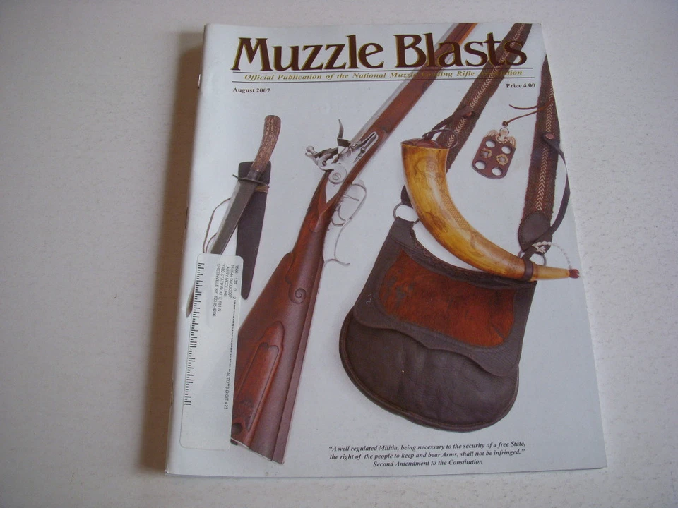 MUZZLE BLASTS Magazine, AUGUST 2007, CANNONS AT THE FAIR AT NEW BOSTON, BOW TIPS - Image 1 of 1