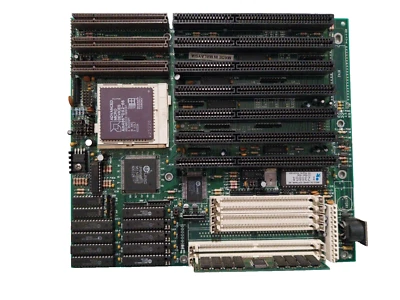 Aquarius Systems/BCOM MB-4DUVC (ver 2.x) - SOCKET 3 mb + AMD-DX2-66 - 4MB RAM - Image 1 of 4
