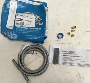 Smart Choice 6' Stainless Steel Refrigerator Waterline Kit p/n 5304490728 - Picture 1 of 2