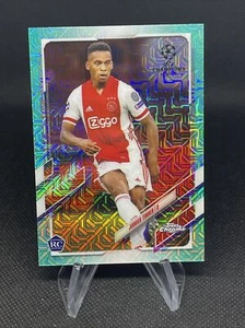 2020-21 Topps Chrome UEFA Japan JURRIEN TIMBER Aqua Mojo Refractor RC /199 - Picture 1 of 2