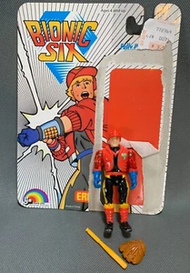 Vintage LJN 1986 Bionic Six 6 Eric Bennett COMPLETE w/cardback NOREPRO - Picture 1 of 14