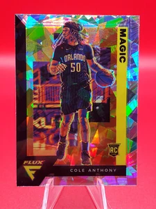 Cole Anthony Orlando Magic 2020-21 Flux Silver Cracked Ice Parallel Rookie - Foto 1 di 1
