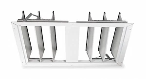 30" Whole House Fan Economy Ceiling Truss Shutter/Ceiling Shutter, 30" X 30" Ope - Picture 1 of 12