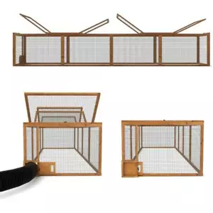 Hutch Company 12ft Rabbit Guinea Pig Burrow Run With Attaching 6" Tunnel - Picture 1 of 13