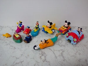 Vintage Disney Mickey & Minnie, Goofy, Donald, Cars LOT Of 8 - Picture 1 of 3