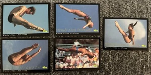 1992 Classic World Class Athletes Multisport Card Diving Athletes 5x Karten - Bild 1 von 2