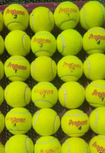 100 used ProPenn RED logo tennis balls -- High Quality - Picture 1 of 4