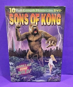 Sons of Kong DVD 10 Filme in voller Länge The Ape Man Gorilla NEU VERSIEGELT King Kong - Bild 1 von 4