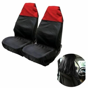 2x Universal Heavy Duty Front Seat Covers Waterproof Durable Car Van Protectors - Bild 1 von 7