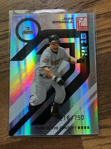 2005 Donruss Elite Turn Of The Century # 73 #/750 Jeff Bagwell Astros