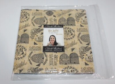 Bee Joyful Moda Capa Pastel 42 100% Algodón 10" Edredón Precortado Cuadrados Foto 1 de 2