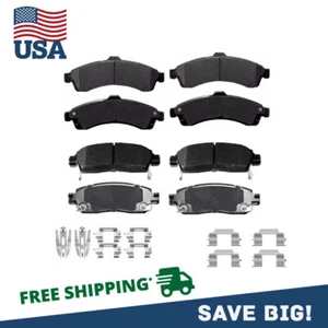 Front Rear Ceramic Brake Pads for Buick Rainier Trailblazer Envoy Ascender SSR - Picture 1 of 4