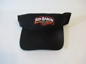 Sombrero Visera Pizza Barón Rojo Vintage Ajustable Nuevo Antiguo Stock 100% Algodón - Imagen 1 de 7