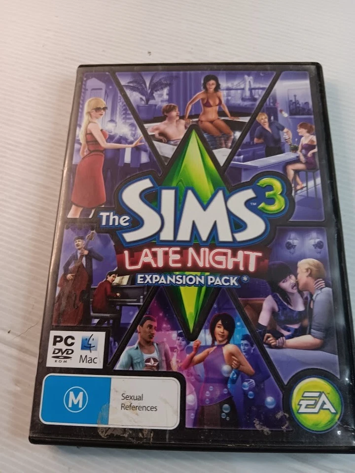 The Sims 3 -late night expansion pack  pc dvd rom rated M - Image 1 of 4