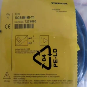 TURCK 100% brand new original genuine photoelectric switch ROS5M-MI-Y1 - Imagen 1 de 1