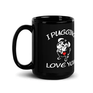I Didn't Fart Funny Frenchie Pet Animal Dog Lovers 15oz Black Glossy Mug - Picture 1 of 3