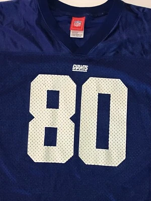 Camiseta de fútbol americano Jeremy Shockey New York Giants NFL Reebok YOUTH extra grande XL Foto 1 de 4