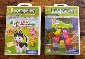 LeapFrog Leapster 2 Games - Pet Pals, And The Backyardigans  - Picture 1 of 3