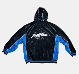 Johnny Blaze Y2K Velour Track Jacket XL Logo Orlando Magic Retro Hip Hop Rap 90s - Picture 1 of 12