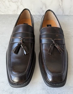 Giorgio Brutini Herren Splitter Braun Quaste Halbschuhe Größe 10 M - Bild 1 von 10