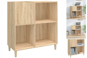 Plattenschrank Sonoma Eiche 84,5x38x89 Cm Spanplatte - Bild 1 von 11