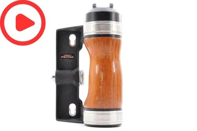 Asahi PENTAX Wood Hand Grip For Pentax 6x7 67 Camera From JAPAN [Exc+3] 70136 - Image 1 of 4