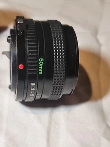 Canon FD Manual Focus Camera Lens - 50mm - 1:1.8 Sale As Is Read Description - Picture 1 of 9