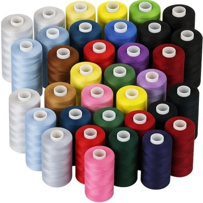 MY-GOODBUY24 Nähgarn Set mit 40 Rollen Garn Universal Nähfäden Nähzubehör Nähen Nähzeug