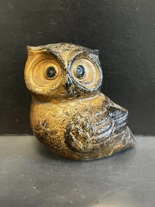 Vintage Ceramic Owl Figurine Inarco Japan w/sticker - Picture 1 of 5