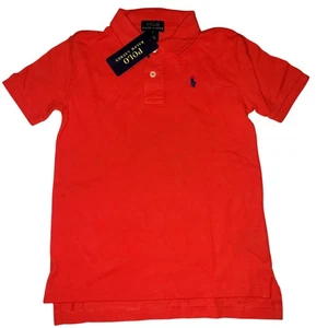 Polo Ralph Lauren Polo Niños 6 Rojo Piqué Manga Corta Poni Logo Bordado - Imagen 1 de 24