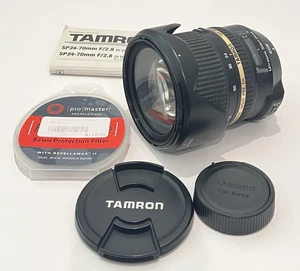 Tamron SP AF 24-70mm f/2.8 VC Di USD A007 for Nikon with Filter Excellent - Picture 1 of 14