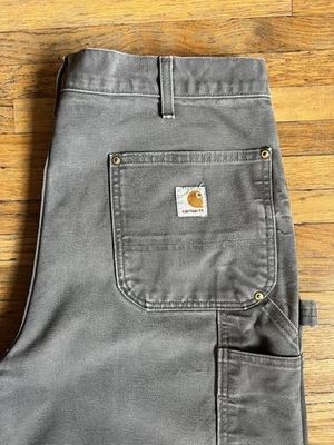 Carharrt B01 GVL Pants Men's (36X34) Vintage USA Double Knee Distressed Workwear - Image 1 of 4