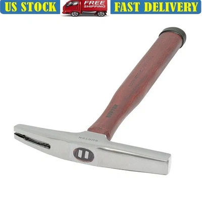 Martillo para tapicería de 7 oz mango de nogal americano cabeza de acero de alto carbono magnetizado Foto 1 de 4