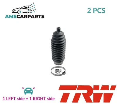 BELLOWS STEERING RACK BOOT PAIR SET FRONT JBE340 TRW 2PCS NEW OE REPLACEMENT - Image 1 of 4