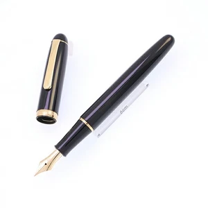 NAKAYA Fountain Pen Standard Black Fine Used - Picture 1 of 9