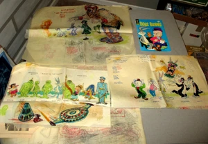 1975-BUGS BUNNY NO.163-COMICBUCH ORG KÜNSTLERZEICHNUNGEN-WARNER BRO'S ART-LOT - Bild 1 von 24