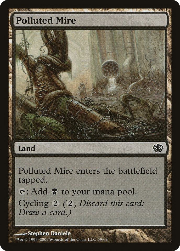 Polluted Mire #59 (HP) Garruk vs Liliana DDD Magic MTG - Image 1 of 1