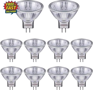 10 Pack MR11 Halogen Bulbs, Dimmable Spotlight Bulbs GU4 20W 12V Warm White 2700 - Picture 1 of 12