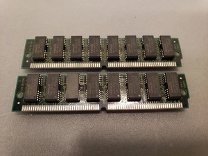 Vintage 2x 8MB 72 Pin SIMMS 16MB total Memory RAM151044 PC 2x32 **TESTED - Picture 1 of 2