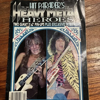 Hit Parader's Heavy Metal Heroes Magazine Feb 1985 Edition - Image 1 of 4