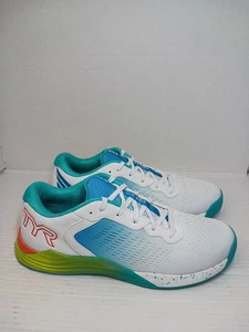 TYR CXT-1 Trainer Shoes White/Multi Mens Sz 11.5 Cross Training (SEE DESCRIPTION - Picture 1 of 8