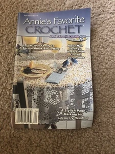 ANNIE'S FAVORITE CROCHET MAGAZINE, APRIL 2001 #110 Lace Tablecloth - Picture 1 of 2