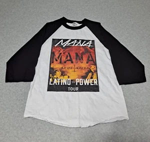 Mana Shirt Herren Small Latino Power Tour 2016 Raglanärmel mexikanischer Rock Grunge - Bild 1 von 5
