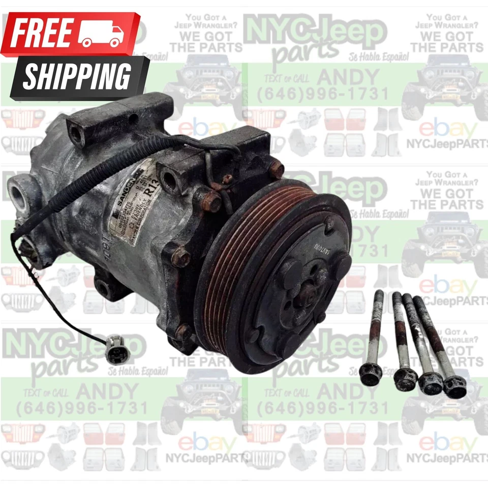 Муфта компрессора переменного тока 1997-1998 Jeep Wrangler TJ 2.5 4.0 SANDEN 4691 55037205AB - Изображение 1 из 4