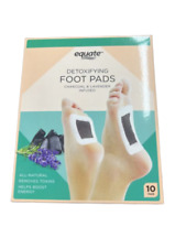 EQUATE Detoxifying Foot Pads Infused With Charcoal & Lavender 10 Pads Exp 22